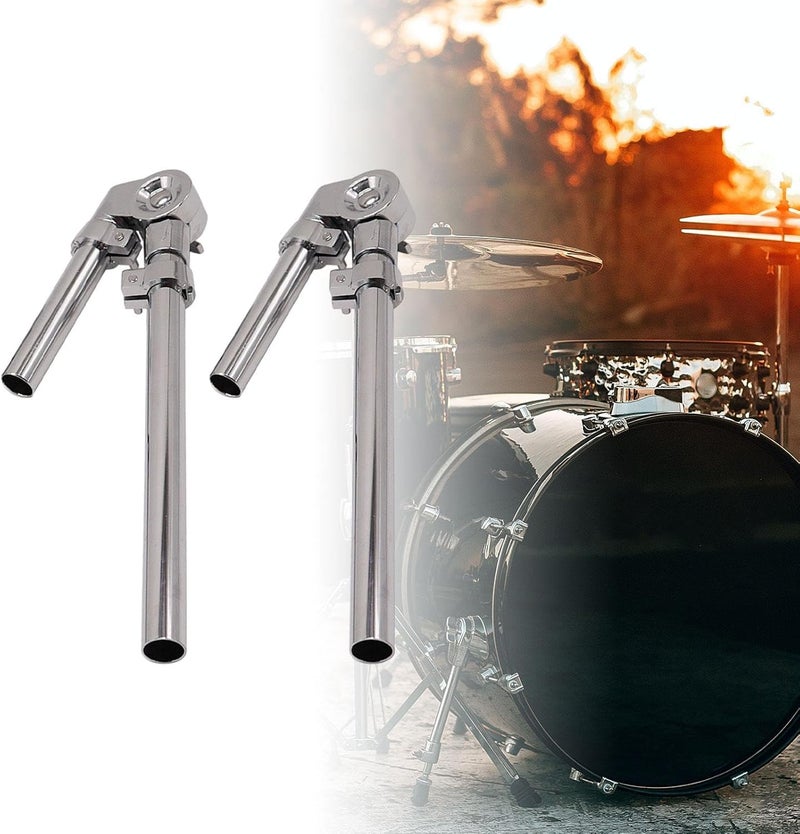 Aymzbd Tom Holder Stand Mount Bracket Tom Mount Arm Holder Percussion Instrument for Drum Set, 2Pcs - Image 5
